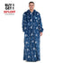 Snuggs Wearable Blanket Monk Blue Christmas Tree